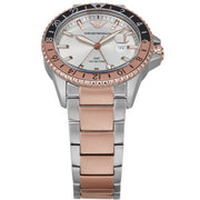 Emporio Armani Sea Explorer GMT White Dial Two Tone Steel Strap Watch For Men - AR11591