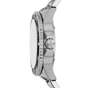Emporio Armani World Explorer Solar Black Dial Silver Steel Strap Watch for Men - AR11787