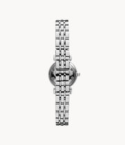 Emporio Armani Gianni White Dial Silver Steel Strap Watch For Women - AR1763