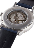 Emporio Armani Luigi Chronograph Blue Dial Blue Leather Strap Watch For Men - AR60011