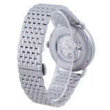 Emporio Armani Aviator Skeleton Blue Dial Silver Mesh Bracelet Watch For Men - AR60024