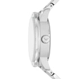 Emporio Armani Meccanico Automatic Green Dial Silver Steel Strap Watch For Men - AR60053