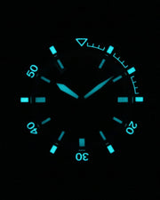 Emporio Armani Sea Explorer Automatic Black Dial Black Silicone Strap Watch For Men - AR60078