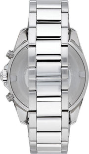 Emporio Armani Sportivo Chronograph Blue Dial Silver Steel Strap Watch For Men - AR6090