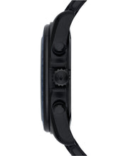 Emporio Armani Sigma Chronograph Blue Dial Black Silicone Strap Watch For Men - AR6121