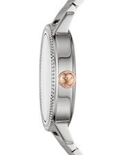 Emporio Armani Interchangeable Mother of Pearl Dial Silver Steel Strap Watch For Women - AR80020