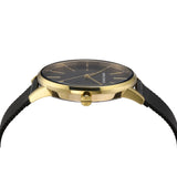 Armani Exchange Lola Three Hand Black Dial Black Mesh Strap Watch For Women - AX5548
