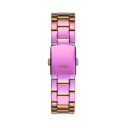Guess Confetti Chronograph Crystals Multicolor Dial Purple Steel Strap Watch For Women - GW0483L5