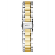 Guess Luna Quartz Green Dial Two Tone Steel Strap Watch For Women - GW0308L5