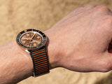 Breitling Superocean Heritage '57 Outerknown Brown Dial Brown NATO Strap Watch for Men - A103703A1Q1W1