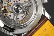 Breitling Navitimer B01 Chronograph 41 White Dial Brown Leather Strap Watch for Men - AB0139211G1P1