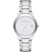 Burberry The City Silver Dial Silver Steel Strap Watch for Women - BU9000
