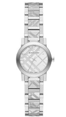 Burberry The City Silver Dial Silver Steel Strap Watch for Women