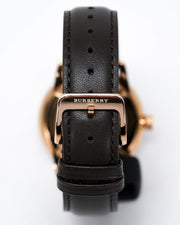 Burberry The Classic Brown Dial Brown Leather Strap Watch for Men - BU10012