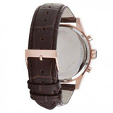 Hugo Boss Jet Chronograph Grey Dial Brown Leather Strap Watch for Men - 1513281