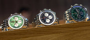 Breitling Navitimer B01 Chronograph 43 Black Dial Silver Steel Strap Watch for Men - AB0138211B1A1