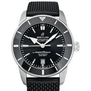 Breitling Superocean Heritage B20 Automatic 44 Black Dial Black Mesh Bracelet Watch for Men - AB2030121B1S1