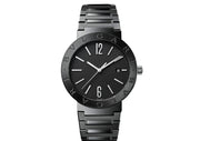 Bvlgari Bvlgari Lady Black Dial Black Steel Strap Watch for Women - BVLGARI103557