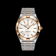Breitling Chronomat B02 18K Red Gold White Dial Two Tone Steel Strap Watch for Men - U77310101A2U1