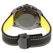 Tag Heuer Aquaracer Chronograph PVD Black Dial Black Nylon Strap Watch for Men - CAY218A.FC6361