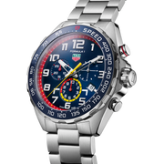 Tag Heuer Formula 1 x Red Bull Racing Chronograph Blue Dial Silver Steel Strap Watch for Men - CAZ101AL.BA0842