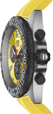 Tag Heuer Formula 1 Yellow Dial Watch for Men - CAZ101AM.FT8054