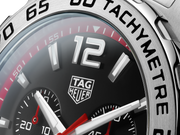 Tag Heuer Formula 1 Chronograph Black Dial Silver Steel Strap Watch for Men - CAZ101Y.BA0842