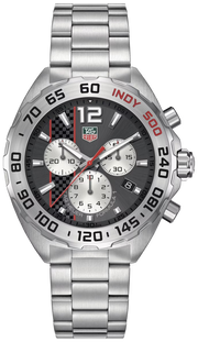 Tag Heuer Formula 1 Chronograph Grey Dial Silver Steel Strap Watch for Men - CAZ1114.BA0877
