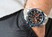 Tag Heuer Carrera Chronograph Blue Dial Silver Steel Strap Watch for Men - CBG2A11.BA0654
