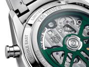Tag Heuer Carrera Automatic Chronograph Limited Edition Green Dial Silver Steel Strap Watch for Men - CBN2014.EB0240