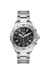 Tag Heuer Aquaracer Professional 200 Date Black Dial Silver Steel Strap Watch for Men - CBP1110.BA0627