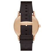 Emporio Armani Luigi Classic Brown Dial Brown Leather Strap Watch For Men - AR2503