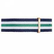 Daniel Wellington Classic Nottingham White Dial Two Tone NATO Strap Watch For Men - 0108DW