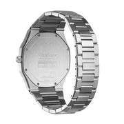 D1 Milano Ultra Thin Moss Green Dial Silver Steel Strap Watch for Men - D1-UTBJ06