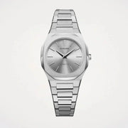 D1 Milano Ultra Thin Silver Dial Silver Steel Strap Watch for Women - D1-UTBL30