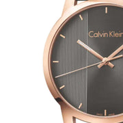 Calvin Klein City Quartz Black Dial Black Leather Strap Watch for Men - K2G2G6CZ