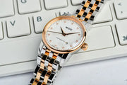 Mido Baroncelli III Automatic White Dial Two Tone Steel Strap Watch For Women - M7600.9.N6.1