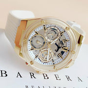Guess Athena White Dial White Rubber Strap Watch for Women - GW0409L2