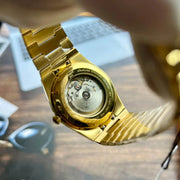 Tissot PRX Powermatic 80 Gold Dial Gold Steel Strap Watch for Men - T137.407.33.021.00