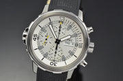IWC Aquatimer Chronograph White Dial Black Rubber Strap Watch for Men - IW376801