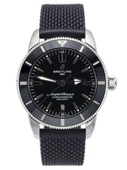 Breitling Superocean Heritage B20 Automatic 44 Black Dial Black Mesh Bracelet Watch for Men - AB2030121B1S1