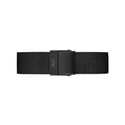Daniel Wellington Petite Ashfield Black Dial Black Mesh Bracelet Watch Watch For Women - DW00100201