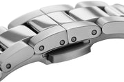 Daniel Wellington Iconic Link White Dial Silver Steel Strap Watch For Women - DW00100205