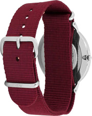 Daniel Wellington Classic Roselyn White Dial Red NATO Strap Watch For Women - DW00100272