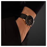 Daniel Wellington Iconic Motion Black Dial Black Rubber Strap Watch For Men - DW00100425
