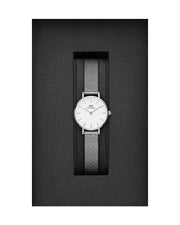 Daniel Wellington Classic Petite Sterling White Dial Silver Mesh Bracelet Watch for Women - DW00100442
