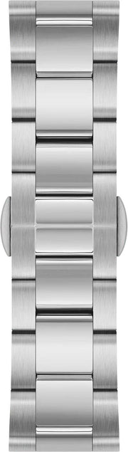Daniel Wellington Iconic Chronograph Link Blue Dial Silver Steel Strap Watch For Men - DW00100644
