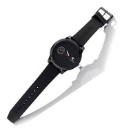 Tommy Hilfiger Denim Black Dial Black Rubber Strap Watch for Men - 1791326