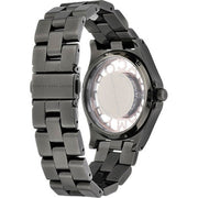 Marc Jacobs Henry Skeleton Black Dial Black Steel Strap Watch for Women - MBM3254