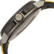 Tissot T Bike Cycling Tour de France Black Dial Two Tone Rubber Strap Watch For Men - T111.417.37.441.00